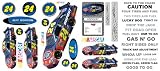 NASCAR Jeff Gordon #24 Racecar Racing Wall Stickers