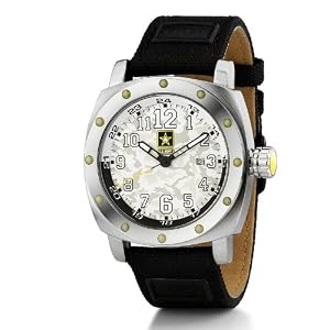 US Army Cavalry Sidewinder Stainless Steel Watch# CAV-915
