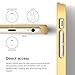 iPhone 6S Case, elago® [Outift Matrix][Creamy Yellow/Dark Grey] - [Premium Hybrid Construction][Brushed Aluminum][Spark Design Award] - for iPhone 6/6S