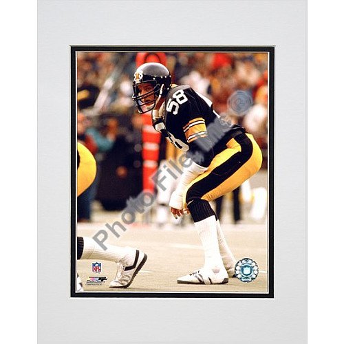 Photo File Pittsburgh Steelers Jack Lambert Matted Photo