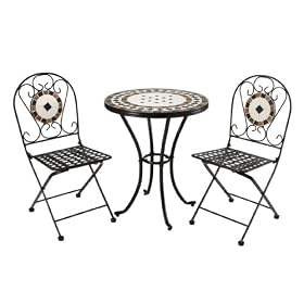 Mosaic Bistro 3 Piece Dining Set Each Set Individually Made