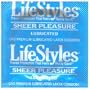 Lifestyles Sheer Pleasure - Lubricated Condoms, 12 pack,(LifeStyles)