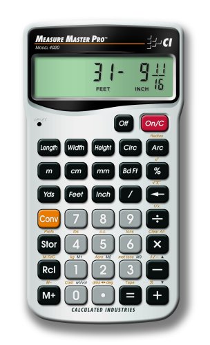 Calculated Industries 4020 Measure Master Pro Measurement Conversion Calculator