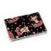 Betty Boop Lenticular Business Card Holder with two pockets: Size 3x4-1/4 closed, Changing Image Pattern, Black