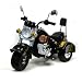 Harley Style Battery Powered Motorcycle Toy- Wild Child Black