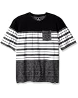 Southpole Men's Big-Tall Cut Sewn Tee with Aztec Pattern and Contrast Stripes