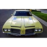 1971-72 W-29 Cutlass 442 Hood Stripe - Beige by Phoenix Graphix