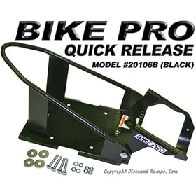 Black Removable Bike Pro Wheel Chock
