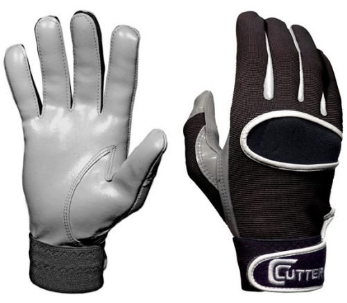 Original C-TACK Football Receiver Gloves - Color: Black,Size: Adult L