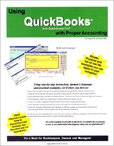 using quickbooks and quickbooks pro with proper accounting