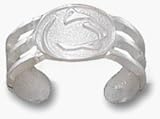 Penn State Nittany Lions Lion Head Toe Ring - Sterling Silver Jewelry