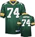 Aaron Kampman Jersey: Reebok Authentic Green #74 Green Bay Packers Jersey - 56