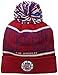 NBA Los Angeles Clippers Men's Energy Stripe Cuffed Knit Pom, One Size, Red