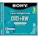 Sony 3" Rewritable DVD+RW for Camcorders - 3pk