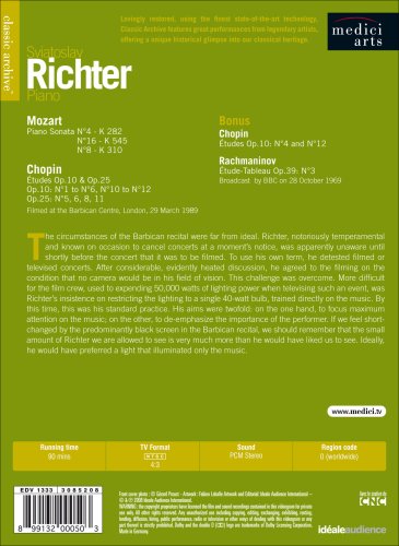 Mozart /Chopin/Rachmaninov: Richter - Classic Archive under The Classical Store