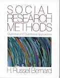 Social Research Methods: Qualitative and Quantitative Approaches