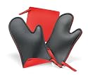 Duncan Euro Design 2-Piece Mitt and Hot Pad Set, Red