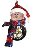 FLORIDA PANTHERS NHL POWER PLAY SNOWMAN ORNAMENT