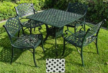 5 PIECE DINING SET #004 CROSS 36