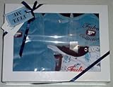 FUBU - Infant Boys Fubu 4pc Blue Velour Pants Set