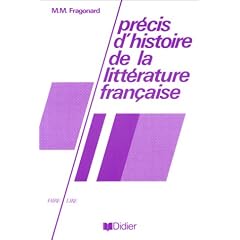 Pr�cis d'histoire de la litt�rature fran�aise
