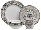 Royal Doulton Provence Noir 4-Piece Dinnerware Place Setting, Service for 1