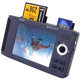  portable multimedia storage device Designed specifically for busy professional and amateur digital photographers 