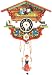 German Black Forest Clock - Carved Teeter Totter