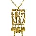 Egyptian Necklace In Gold With Matte Finish Egyptian Necklace In Gold With Matte Finish