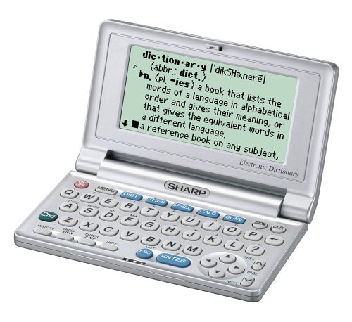 Sharp PWE300 Electronic Dictionary, Thesaurus, Crossword Dictionary and Puzzle Solver