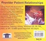 Provider Patient Relationships Provider Patient Relationships