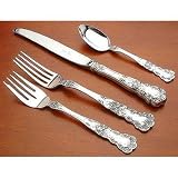 Gorham Buttercup 4-Piece Sterling Silver Flatware Dinner Set, Service for 1