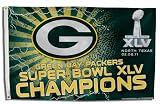 NFL Green Bay Packers 2010 Super Bowl XLV Champion 3x5 Banner Flag