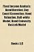Fixed Income Analysis: Bond Duration, Day Count Convention, Bond Valuation, Hull-white Model, Bond Convexity, Vasicek Model