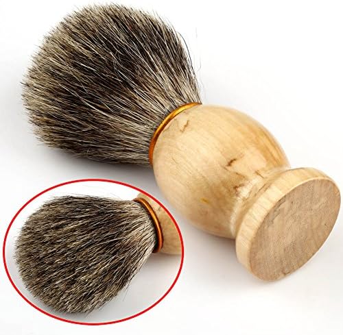 Hard Wood Handle Shaving Brush Perfect Shave Barber Tool