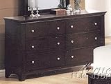IMAGE OF Storage Dresser Contemporary Style Espresso Finish
