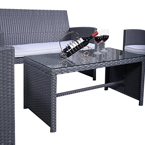 Rattanmöbel Set Gartenmöbel Rattan Lounge Polyrattan ...