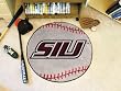 Southern Illinois Salukis 29" Round Baseball Floor Mat (Rug)