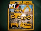 CAT Mini Machines Mini Scale 5-Peice Construction Vehicle Playset