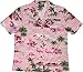 Robert J. Clancey Women's Hibiscus Hawaiian Aloha Cotton Shirt
