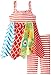 Bonnie Baby Baby Girls' Stripe To Multi Print Legging Set