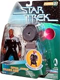 CAPTAIN BENJAMIN SISKO Star Trek: Deep Space Nine 1998 Warp Factor Series 2 Action Figure & Deluxe U.S.S. Defiant Captain's Chair