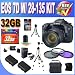 Canon EOS 7D 18 MP CMOS Digital SLR Camera with 3-inch LCD and 28-135mm f/3.5-5.6 IS USM Standard Zoom Lens w/32GB CF Memory + 2 Extra Extended Life Batteries + Ac/Dc Rapid Charger + USB Card Reader + Deluxe Case w/Strap + 3 Piece Filter Kit + Full Size Tripod + Memory Card Wallet + Accessory Saver Bundle!