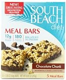 South Beach Diet Meal Bar, Chocolate Chunk, 5 Count