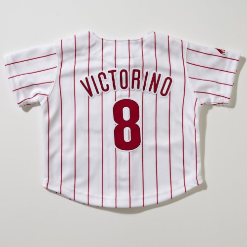 Majestic Phillies/Victorino Replica Home Jersey ,12