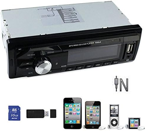 Doinshop (TM) Useful Car Audio Stereo In-Dash FM Receiver With USB SD Mp3 Player AUX Input 6220
