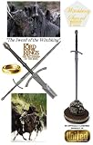 Lord of the Rings Miniature Sword of the Witch-king with display