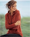 Chenille hoodie sweater