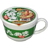 マルちゃん緑のたぬき 蓋付きマグカップ