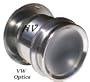 Wide Angle Peephole Door Viewer Doorscope 2- 3/8" Silver Metal